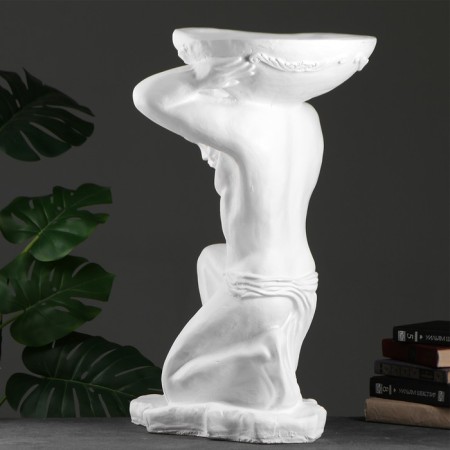 Figure with Kashpo "Titan" White, 4l / 40x70x42cm-3