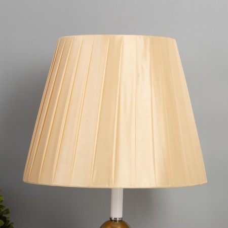 Table lamp "Course" 1x40W E27+LED 5W backlight gold 25x25x40cm-2