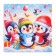 New Year's napkins Paper Grandpero Deluxe "Penguins", 3 layers, 33x33 cm, 20 pcs