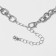 The necklace "Vespers" three rows, the color is black in silver, 45 cm