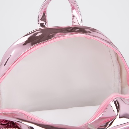 Baby backpack for girls with wings, lightning department, pink color-2