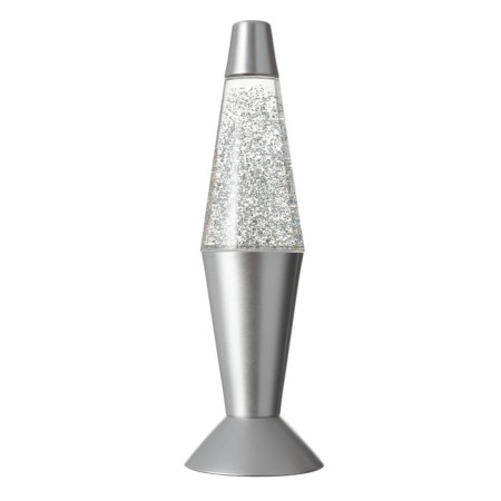 Smerch lamp LED lava, sparkles, silver 32 cm Risalux-8
