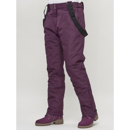 Ski-loving pants, size 58, dark purple color-10