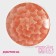 Board ceramic dessert shade "Michaela", D = 20 cm, red-pink color