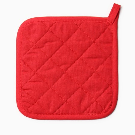 Set of kitchen. Dolyana "Bullfinch": mittens 20x28 cm, severity 17x17 cm, 35% HL, 65% PE-4