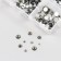 Decor for creativity Glass "Rhinestones. Transparent gray" d = 2-4.8 mm nr 1188 pcs 6x8x1.5 cm