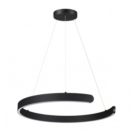 Lumber Lumion lamp. Indie, 43W, LED, 600x600 mm, black color