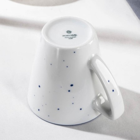 Porcelain mug Dots Nube, 270 ml, white color-2