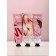 Set of three hand creams in a bag, moisturizing, nutrition and softening