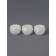 Storage jar, 5 ml, packing - 3 pcs, white color