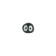 Decoration on the car panel, "surprised eyes" set 10 pcs