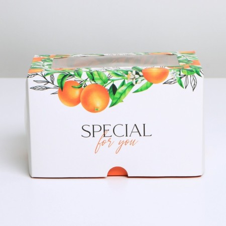 Confectionery packaging Bilateral "Orange", 16 x 10 x 10 cm-3