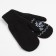 Female mittens, black color, size 18