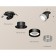 A set of a built -in rotary lamp with composite crystal Ambrella Light, Techno, XM8102540, color black sand
