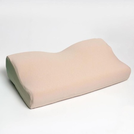 Orthopedic pillow NT PS-03, with a memory effect and a recess under the shoulder, 61.5x34 cm, rollers 13/8 cm-11