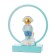 Cosmonaut's table lamp LED 15W azure 25.5x10x29.5 cm Risalux