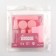 Storage set, in case, 9 objects, transparent/pink color