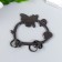Keychain-keyword metal "Pig with wings" enamel 4.5x5.5 cm