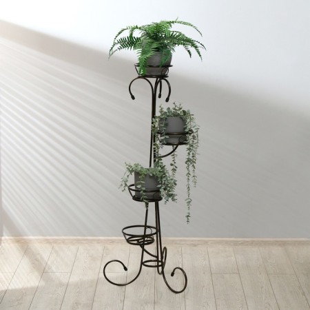 Flowers stand, floor, 4 pots, d = 13 cm, bronze, "marquis"-2