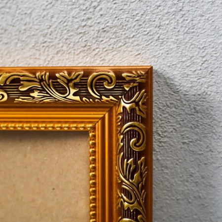 Photo frame plastic 30x45 cm, gold (plastic screen)-1