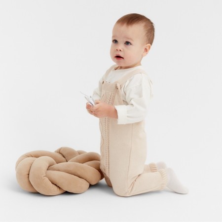 Combine Knitted Minaku, height 68-74, beige color-1