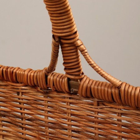 Wicker basket, 46x37x28 cm, rattan-1