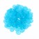 Interior decor, 100 pcs, luminous, 20 x 30 mm, blue