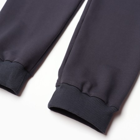 A set for a boy (jumper, trousers), graphite color, height 146 cm-5