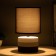 Aristia desktop lamp E14 40W white-black 16x16x28 cm