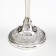 Summarler Metal for 3 candles "Medallion" silver 26x26x9.2 cm
