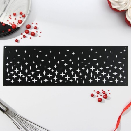 Stencil for baking "Stars", 32 x 10 cm-2