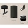 AMBRELLA LIGHT, TECHNO, XM6323015, GU5.3, Black Black Sand Color.