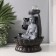 The desktop fountain from the network, backlight "Buddha at the cliff with bowls" gray 20x20x30 cm
