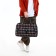 Road bag with lightning, external pocket, long belt, brown color