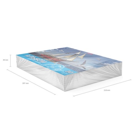 Album for drawing A4, 30 sheets, block 120 g/m², glue, Erich Krause "Walk", 100% White, solid substrate-6
