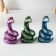 Polystone souvenir "Snake with radiance" MIX 6x6x10 cm