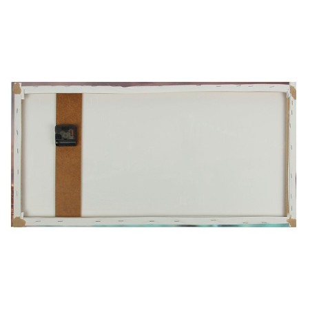 Carty clock is wall-mounted, on canvas, interior, silent "Brooklyn bridge", 40 x 76 cm-1