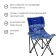 Folding chair "Premium 3", 46x46x77 cm, color bright jeans/blue
