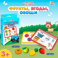 A set of figures with developing cards 