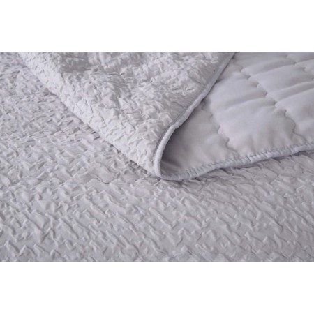 A set with a bedspread "Nadin", size 160x220 cm, 50x70 cm, color gray color-5