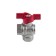 Balloon Aquasfera Euro 1008-01, 1/2 ", PN 40, internal thread, corner, butterfly