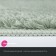 Bathroom rug IDDIS, 50x80 cm, microfiber, light green color