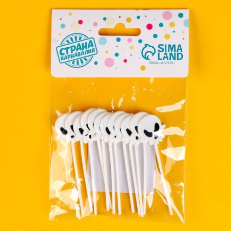 Swap "skull", in a set 12 pieces, white color-4
