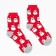 Women's socks, red color, size 25