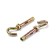 Anchor bolt of scrap, with a hook, galvanized, 10x60 mm, 50 pcs
