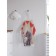 Apron of a kitchen with a photo print "Lnubdious cats", adjustable, size OS