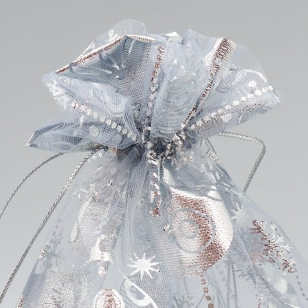 Bag Gift Organza "New Year's toys", 20 x 30 cm +/- 1.5 cm, New Year-3