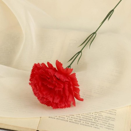 Artificial "cloves" 37 cm, red flowers