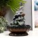 The desktop fountain from the network, the backlight "Gray Buddha on the Wave" 34x23x23 cm
