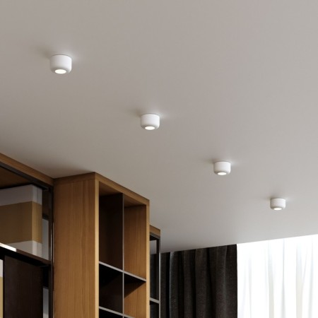 Lamp ceiling Elektrostandard, Onde LED 7 W, 70x70x61 mm, IP20, white color-3